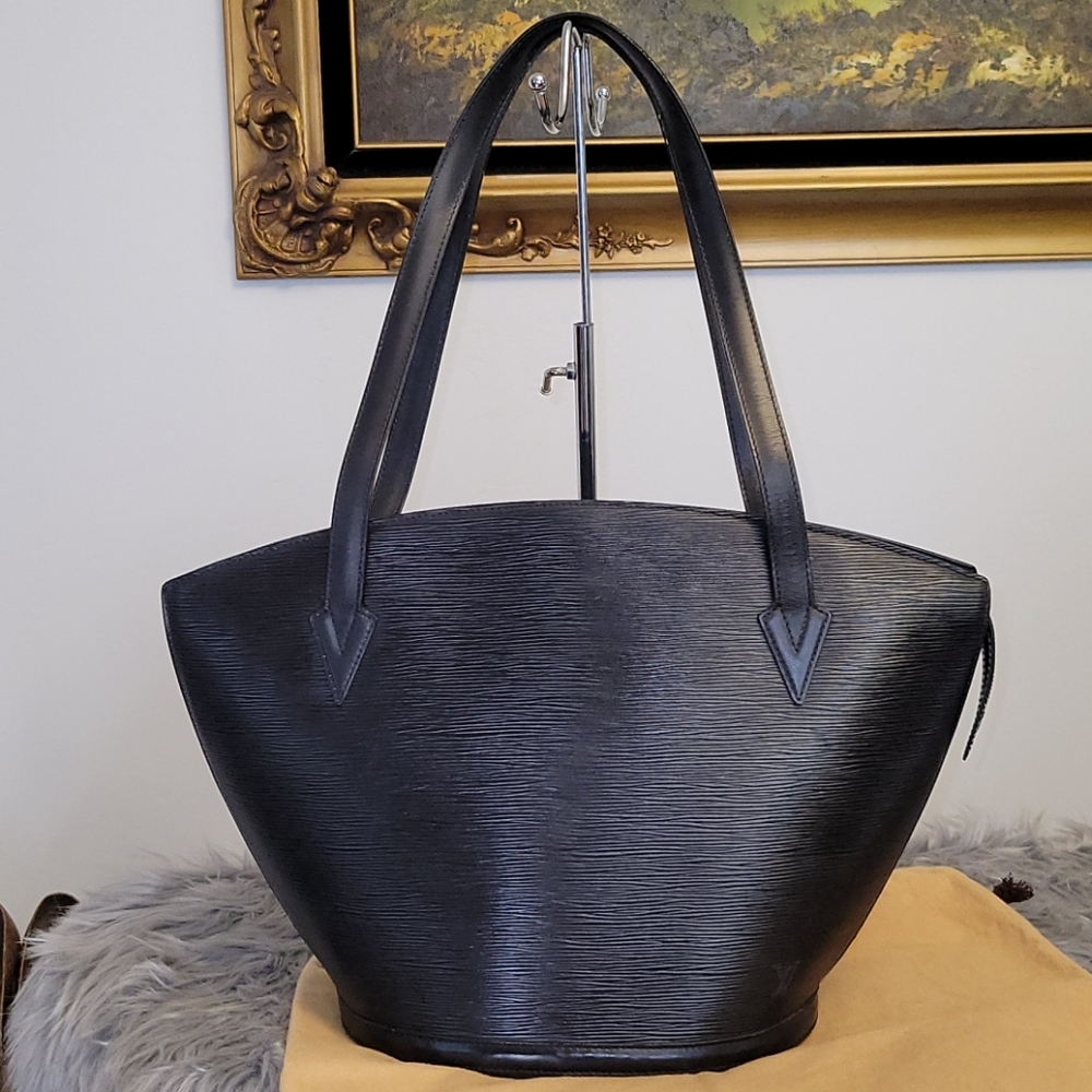 LV Black epi St. Jacques shoulder bag